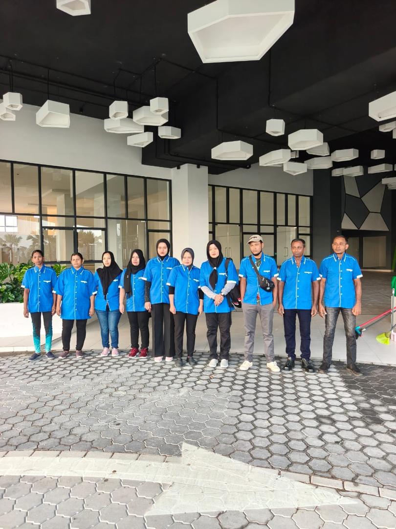 The CSC Services crew in uniform