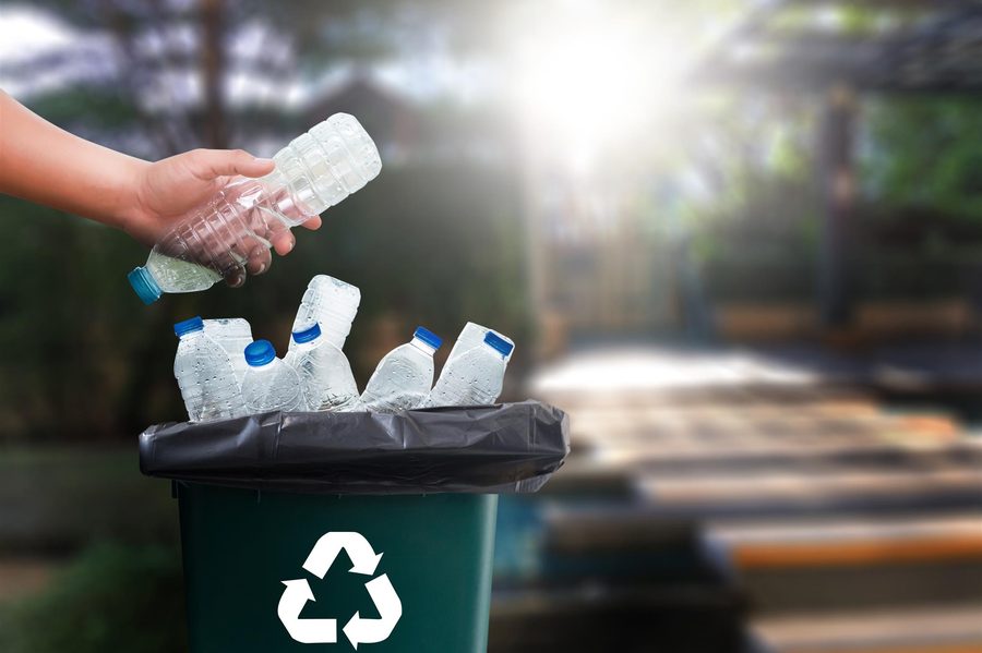 Waste being collected for disposal